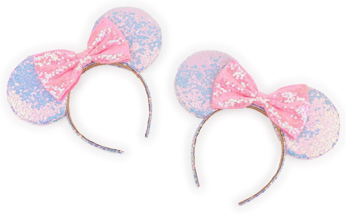 DRESHOW Mouse Ears Bow Headbands Sequins Party Decoration Cosplay Costume for Women