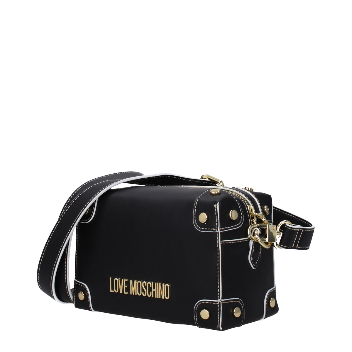 Moschino モスキーノのショルダーバッグが大好きな女性ポリウレタンブラック - Image 6