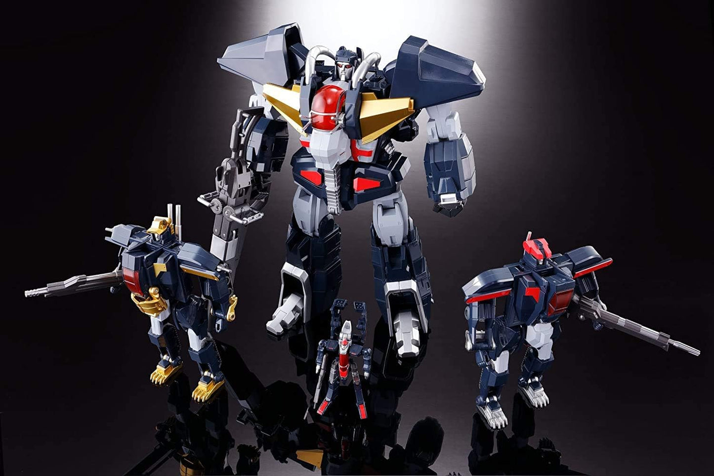 Soul of Chogokin GX-13R Super Beast Machine God Dancouga (Renewal Version), Approx. 9.8 inches (250 mm), ABS & Die Cast & PVC Pre-painted Action Figure