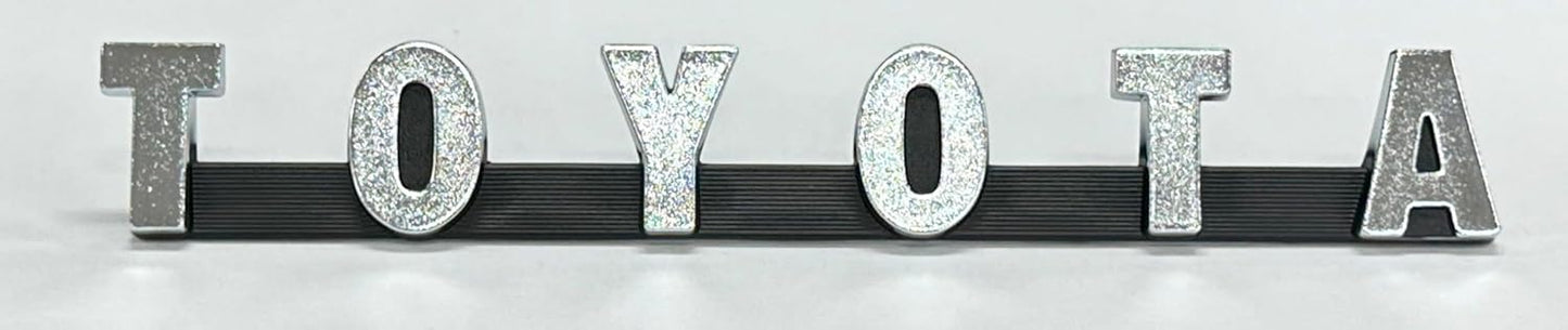 TOYOTA Genuine Toyota Land Cruiser 40 FJ40 BJ40 Front Grille Emblem Aging Repair Parts Plating Black Toyota Motor (TOYOTA)