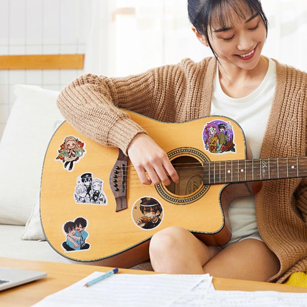 Yahiro Ningyo Hanako-kun Goods, Gift, Waterproof Seal, Suitcase, Picture, DIY Decorations, Letters, Birthday Present, Cute Animation, Stationery, Notebook Tape, Suitable for Cars, Motorcycles, Bicycles, Water Bottles, Helmets, Etc