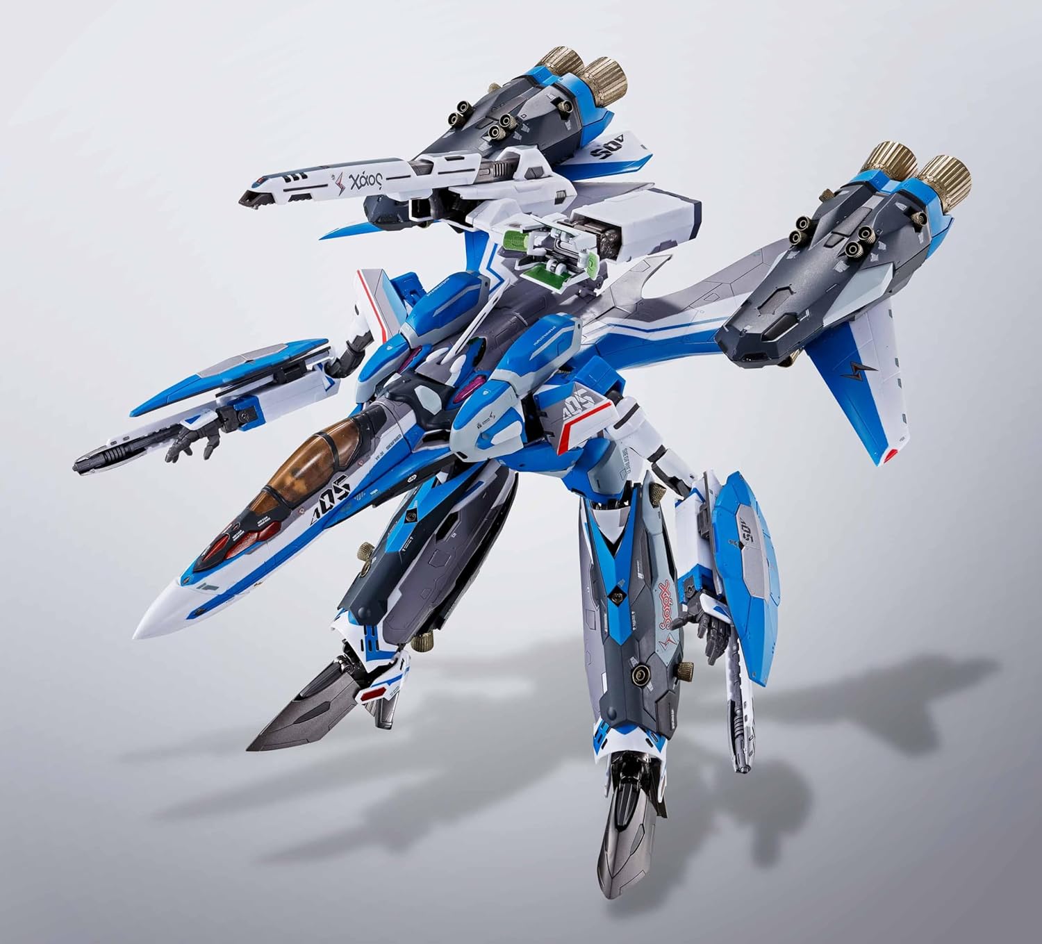 TAMASHII NATIONS DX Chogokin Macross Delta (Delta) VF-31J Super Siegfried (Hayate Inmerman Machine) Revival Ver. Approx. 10.2 inches (260 mm) PVC & ABS & Diecast Painted Action Figure