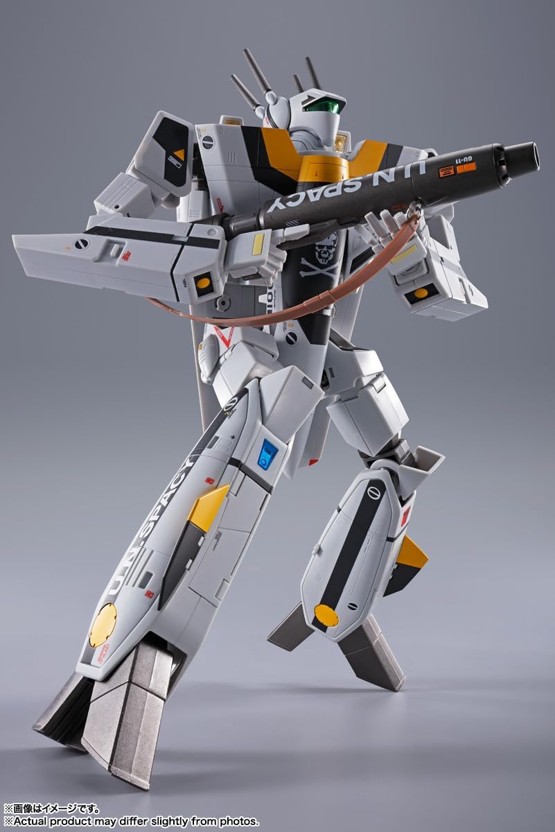 Tamashi Nations DX Chogokin Super Time Fortress Macross VF-1S Valkyrie Roy Foker Special Revival Ver. Approx. 11.0 inches (280 mm), ABS & Die-Cast & PVC Pre-Painted Action Figure