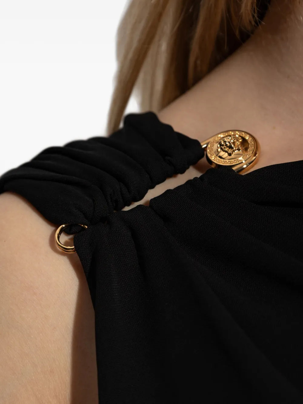 Versace フリル付きのヴェルサーチショートドレス - Image 6