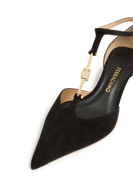 FERRAGAMO F buckle T-strap pumps - Image 6