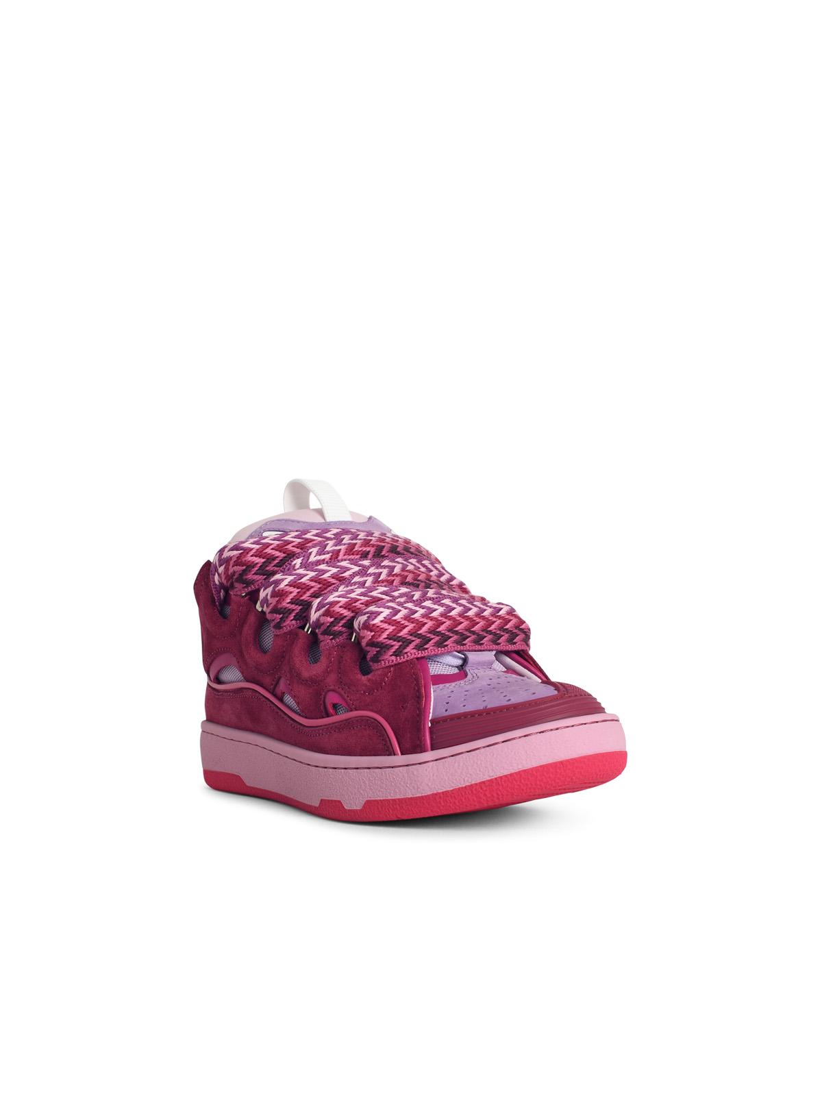 Lanvin Lanvin 'Curb' Lilac Lear Blendスニーカー - Image 6