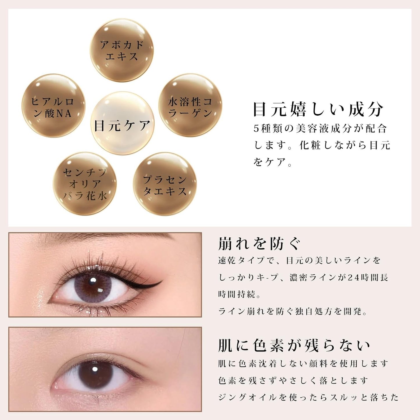 2025 New Appearance Liquid Waterproof Pencil, Eyeliner Fall, 0.5 mL, 0.0004 fl oz (0.5 ml) Brush Tip, Ultra Fine Line, Hot Water, Eye Line, Bleedless, Paint Lid, Hypoallergenic, Quick Dry Liquid