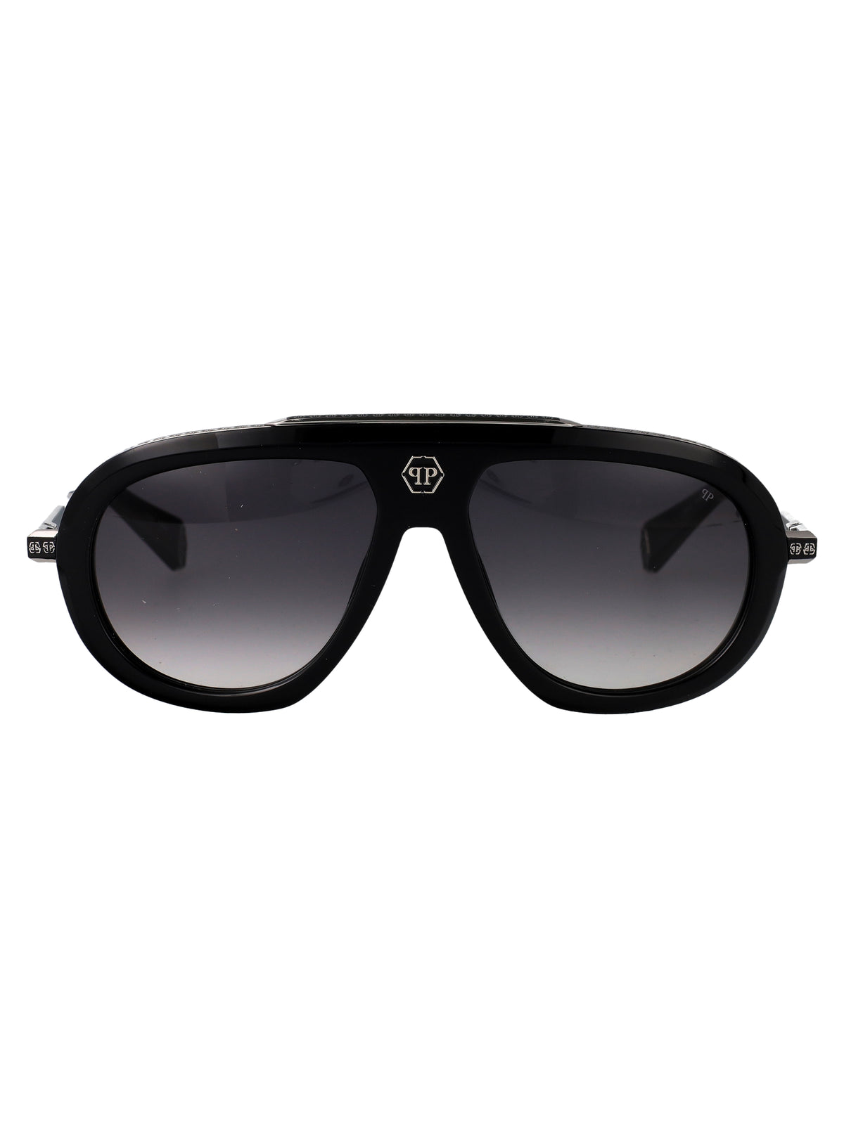 Philipp Philipp Plein Aviator Sunglasses SPP151 V 700 Y - Image 6