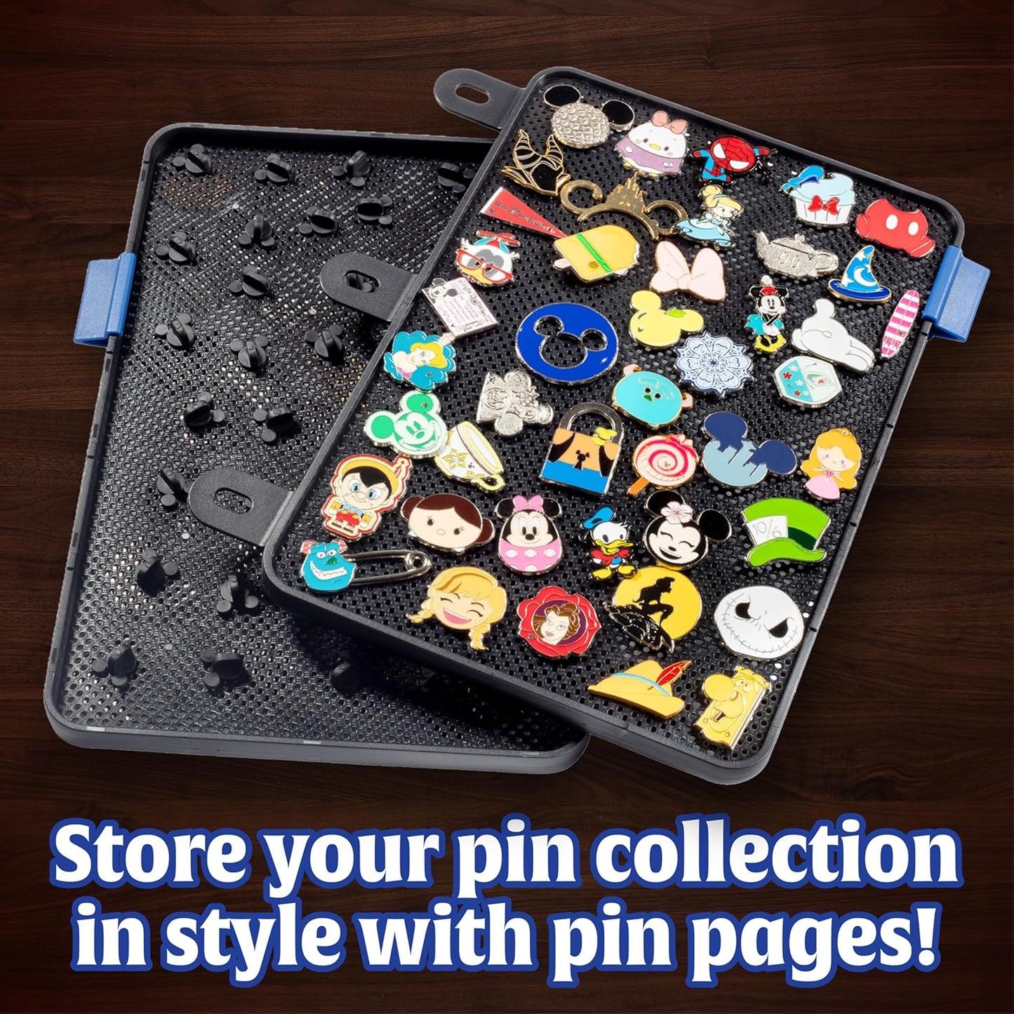 SCS Direct Orejas de ratón de goma de PVC (12 piezas) compatibles con Mickey Mouse, Disney, mantén tus pines favoritos seguros a tu ropa, guardianes y pinback