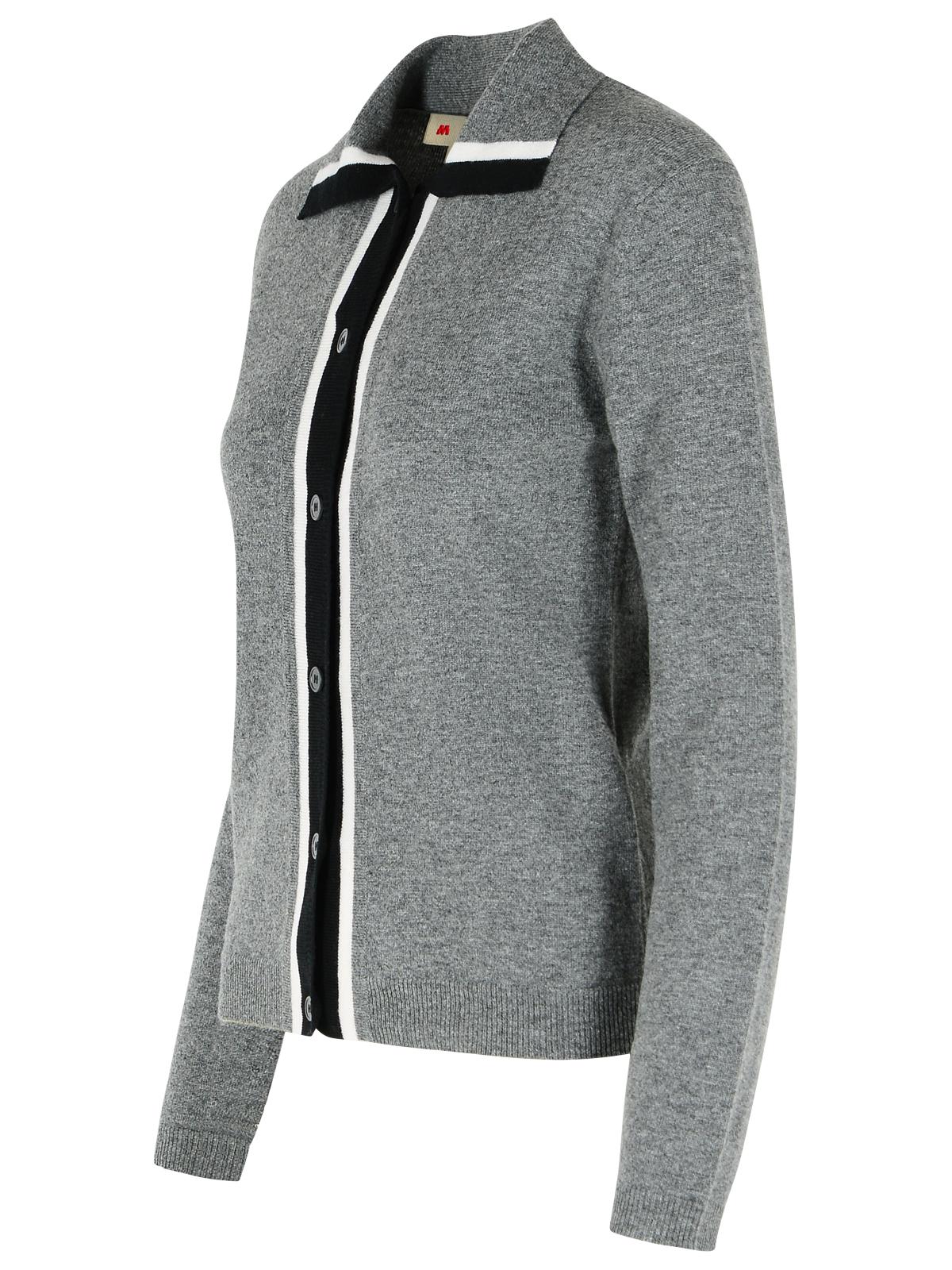 Marni Marni Grey Virgin Wool Cardigan - Image 6