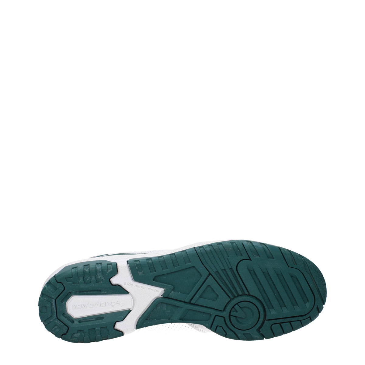 Designer Brand ニューバランス 550 メンズs レザースニーカー ホワイト/フォレスト - Image 6