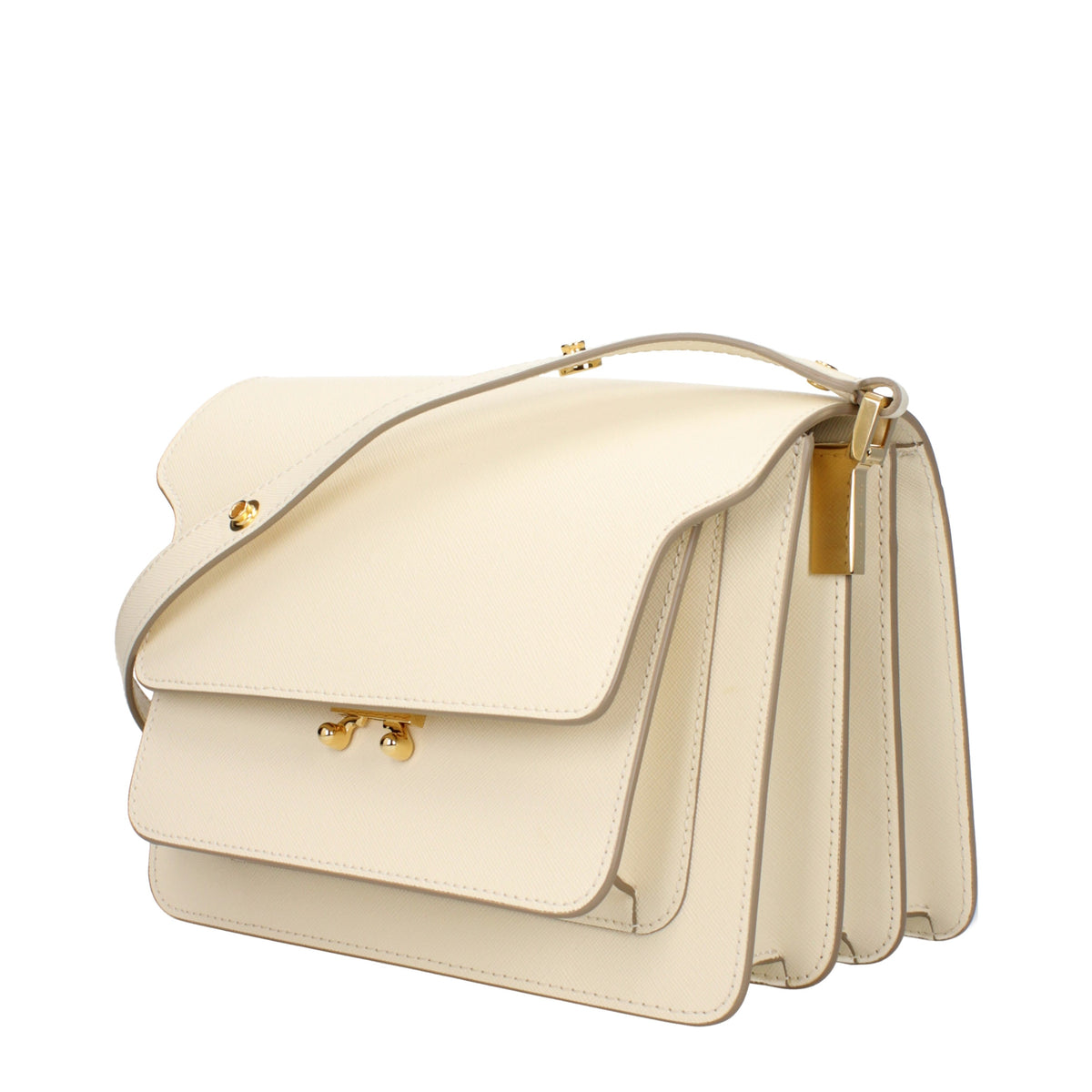 Marni マルニショルダーバッグ女性レザーベージュ/タルク - Image 6