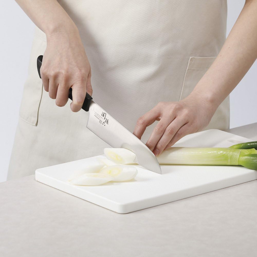 Kai KAI Santoku Knife, Seki Magoroku, Stainless Steel, 6.5 inches (165 mm), Dishwasher Safe, Made in Japan