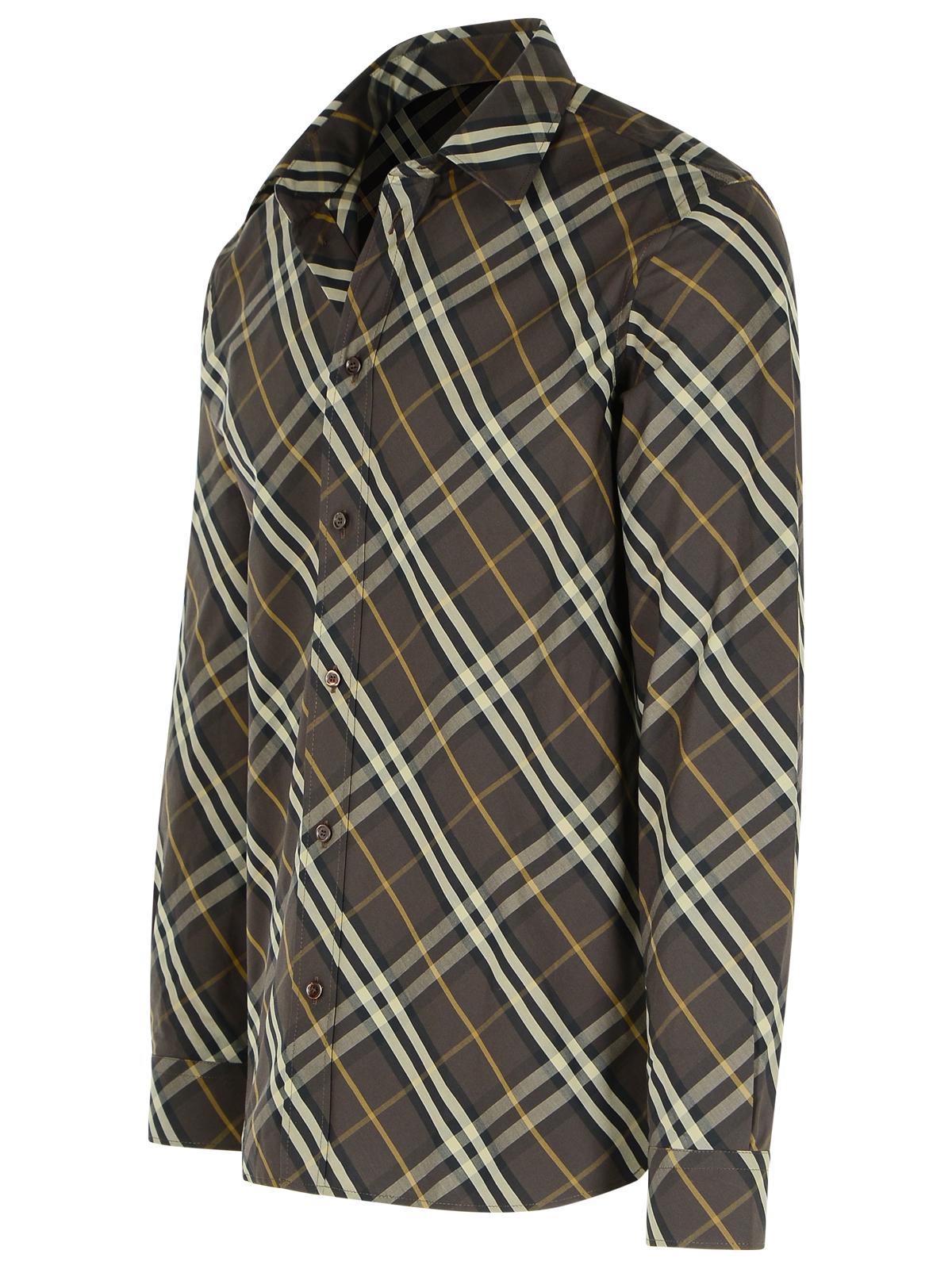 Burberry バーバリーブラウンコットンシャツ - Image 6