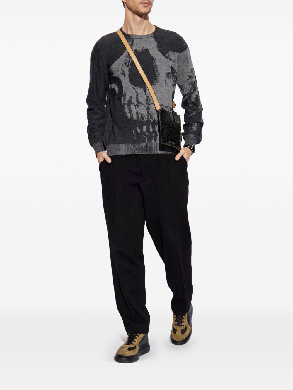 Alexander アレクサンダーMCクイーンスカルウールセーター - Image 6