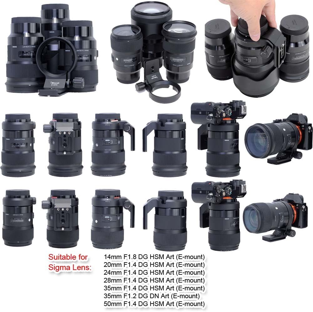 Camera Ring Tripod Mount, Tripod Mount Ring, Lens Support Collar, Lens Bracket Collar, Tripod Socket, Sigma 14mm f/1.8 DG HSM Art, 20mm f/1.4 DG HSM Art, 24mm f/1.4 DG HSM Art, 28mm f/1.4 DG HSM Art,