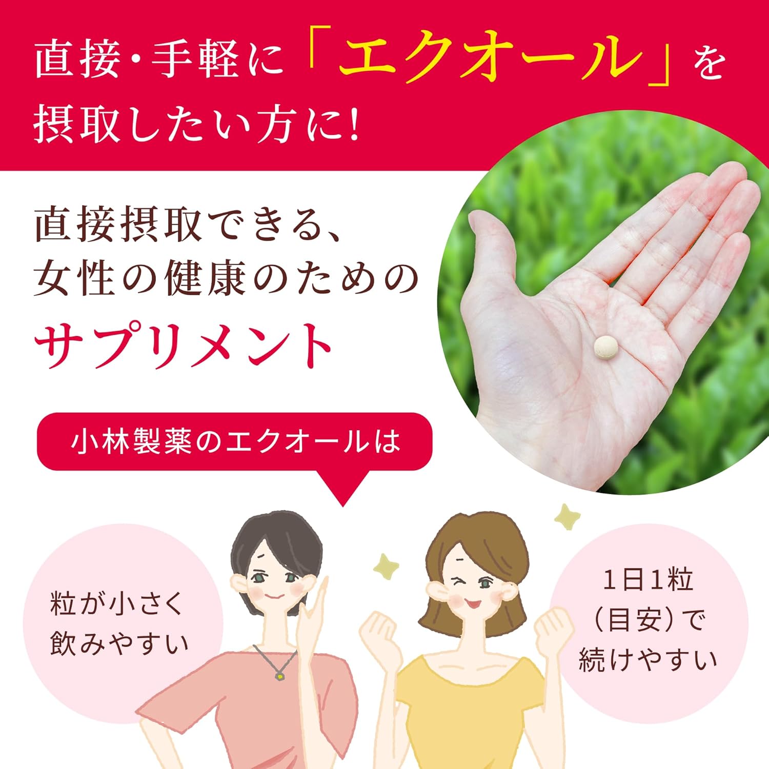 小林製薬の栄養補助食品 サプリメント 大豆イソフラボン [栄養補助食品 / 30粒 / 30日分 ]
