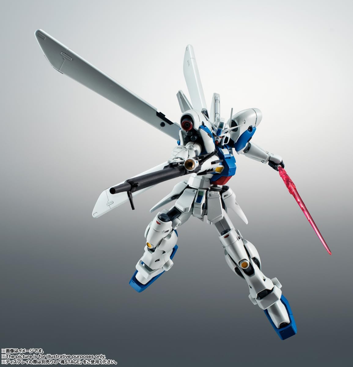 TAMASHII NATIONS ROBOT魂 Mobile Suit Gundam 0083 STARDUST MEMORY RX-78GP04G, Gundam Prototype #4 Gerbera Ver. A.N.I.M.E., Approx. 4.9 inches (125 mm), PVC & ABS Painted Movable Figure
