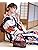 [JIUJIUYCL] Yukata Kimono, Women's, 2-piece Set, 3-piece Set, Obi, Tie Belt, Geta Clogs, Wrinkle-Resistant, Japanese Pattern, Floral, Goldfish Pattern, Japanese Style, Classic, Cute, Breathable