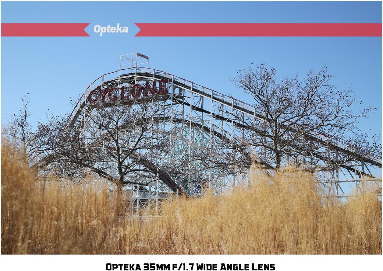 Opteka 35mm f/1.7 HD MCマニュアルフォーカスプライムレンズ Canon EF-Mマウント APS-Cデジタルカメラ用