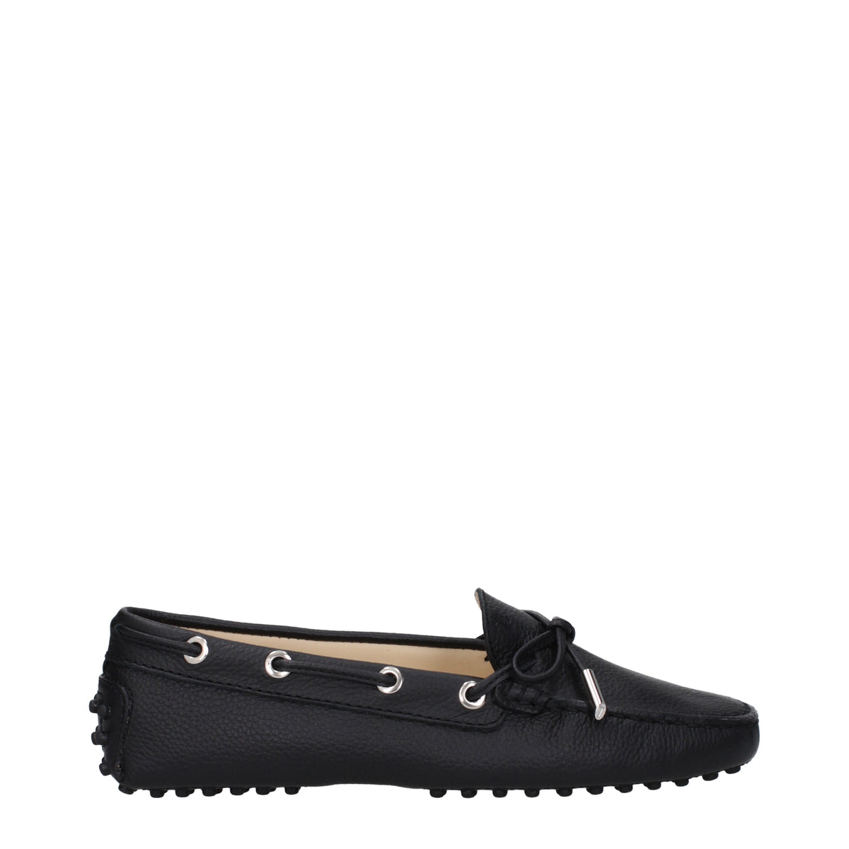 Tods トッド 'S モカッシーニ女性スキンブラック - Image 7