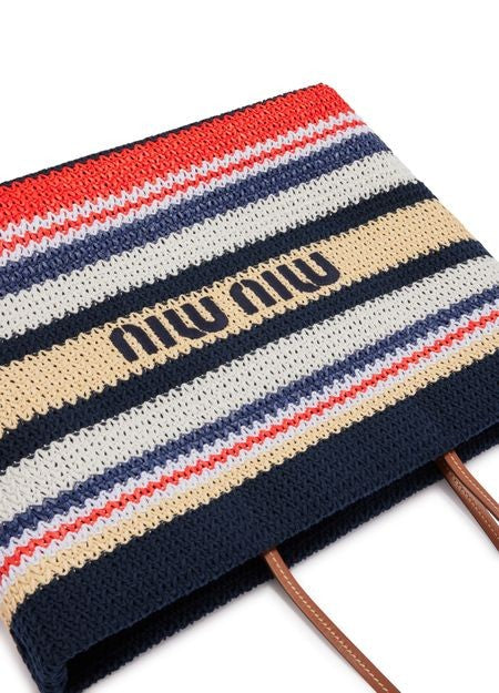 MIU MIU Large crochet tote bag - Image 7