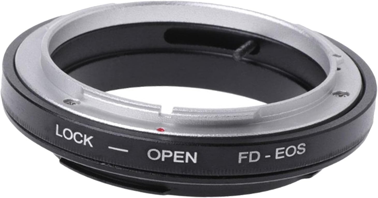 B Baosity FD-EOS Ring Adapter Lens Adapter FD Lens for EF Canon EOS Mount Camera