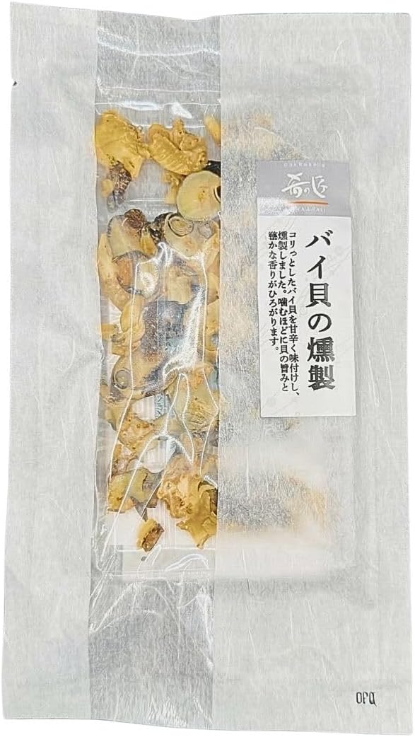 Sake no Shoku: Smoked Bishi Shellfish Sake Snacks Delicious Hokuriku Ishikawa Hoctin, 1.4 oz (40 g)