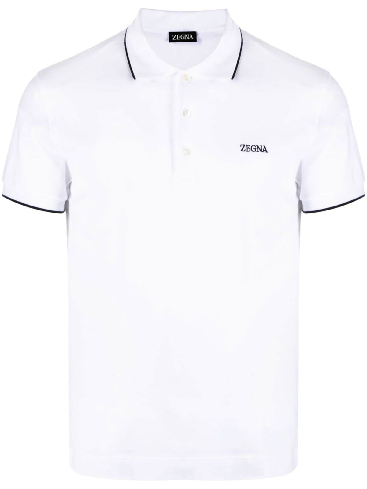 Zegna Zegna Stretch Cotton Polo - Image 7