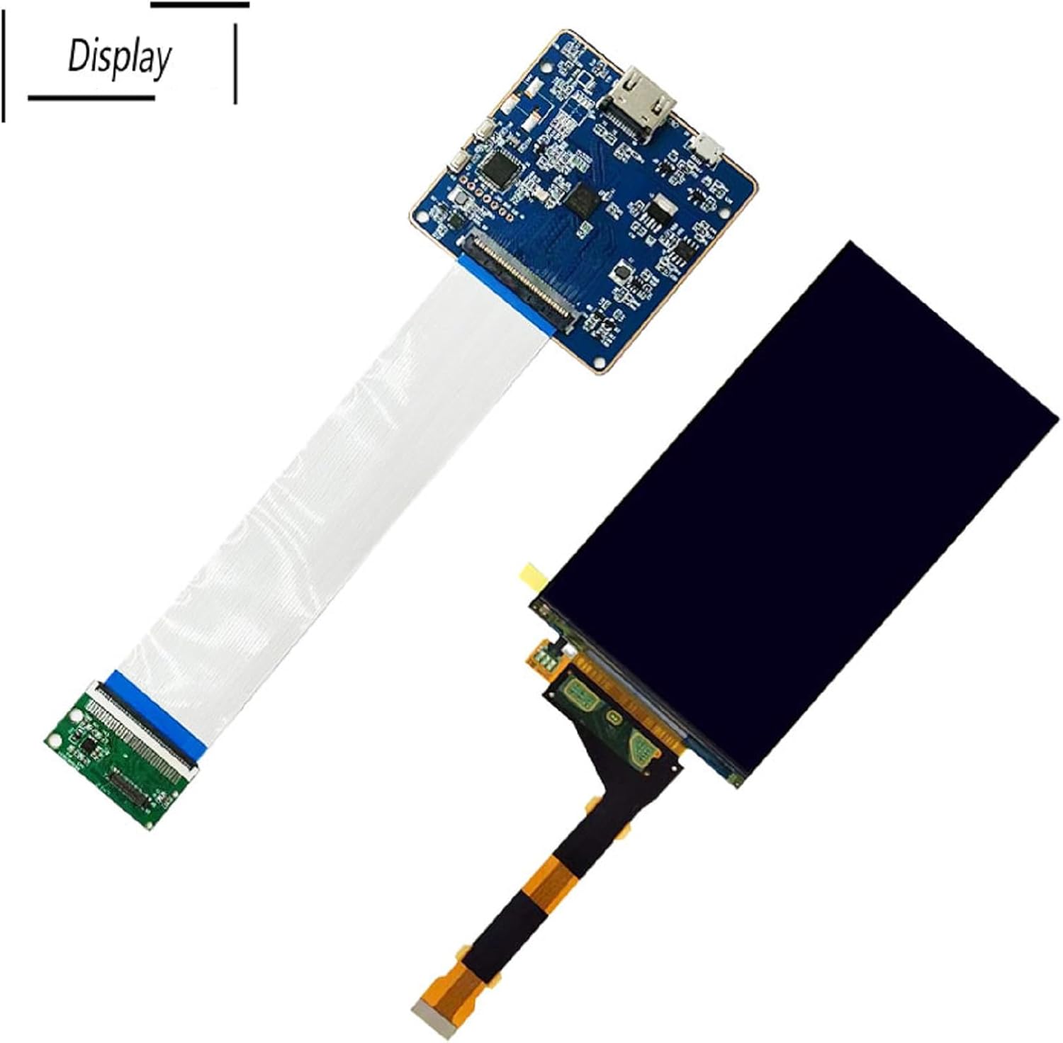 2023 DIY Repiting LCD Display Screen HDMI Driver Board Replacement 5.5" LS055R1SX04 1440X2560/2K for Smart Watch,Video Games,3D Printer