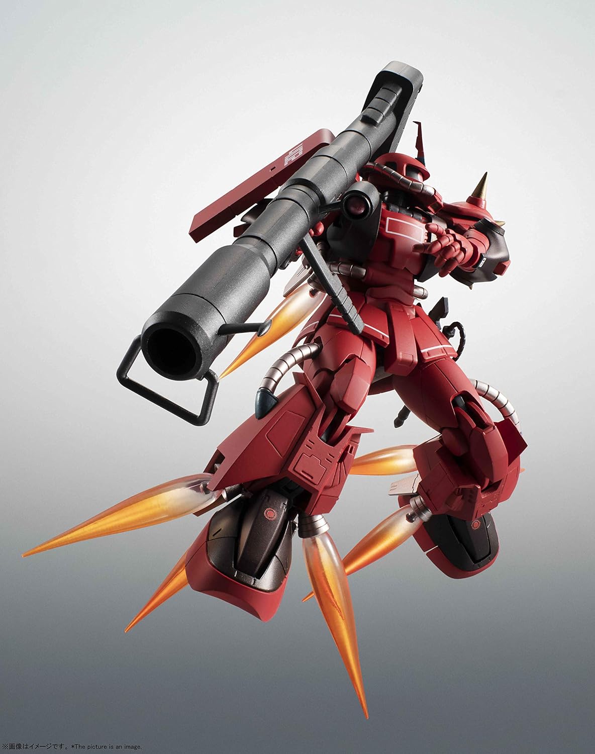 Robot Spirits Mobile Suit Gundam [SIDE MS] MS-06R-2 Johnny Leyden Dedicated High Mobility Zaku II Version A.N.I.M.E. Approx. 4.9 inches (125 mm), ABS & PVC Pre-painted Action Figure 158169