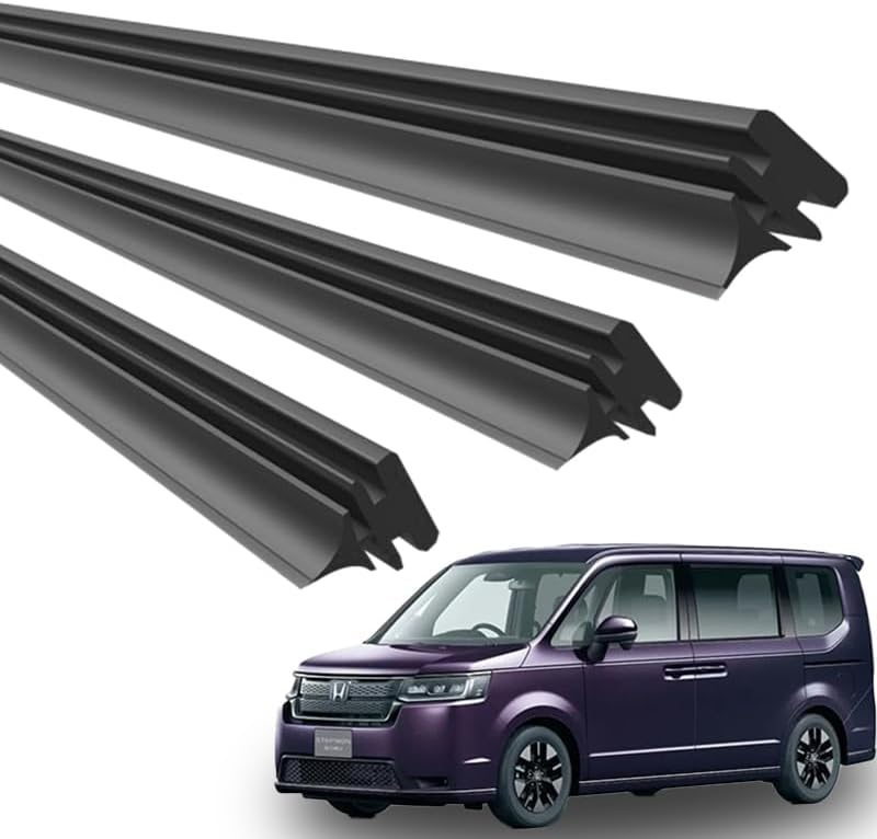 ProTorque Step Wagon Wiper Replacement Rubber RP6 RP7 RP8 Genuine Compatible Honda Honda Honda Genuine Replacement Driver Passenger Seat Rear Set of 3 Custom Parts Replacement [Parallel Import]