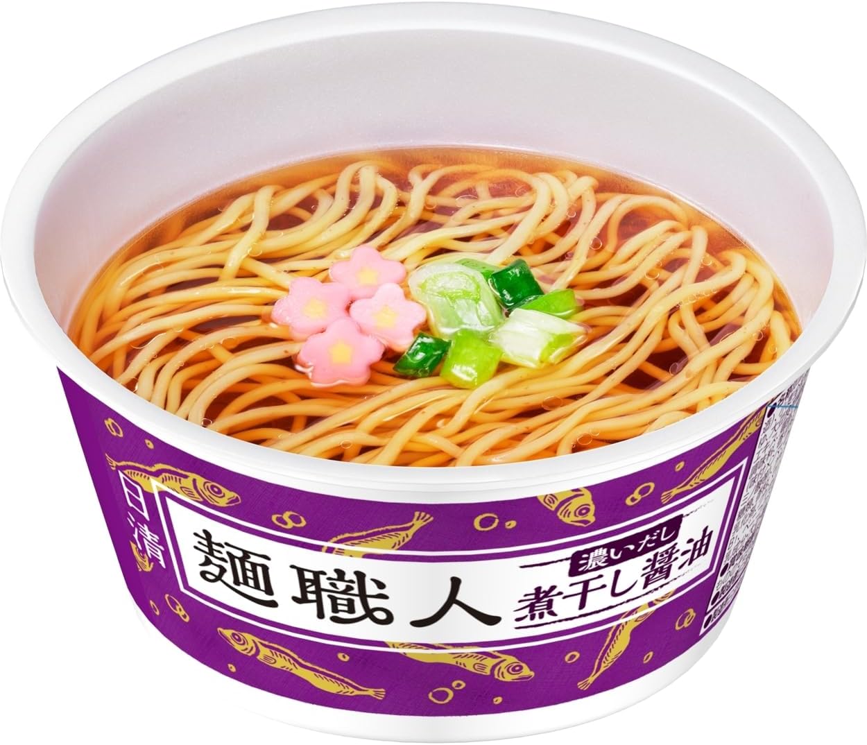 Nissin Noodle Artisan Thick Soup Boiled Soy Sauce (Made in Japan Soup, Rich Aroma and Deep Flavor), Nissin Foods Cup Noodles, 3.3 oz (86 g) x 12 Packs