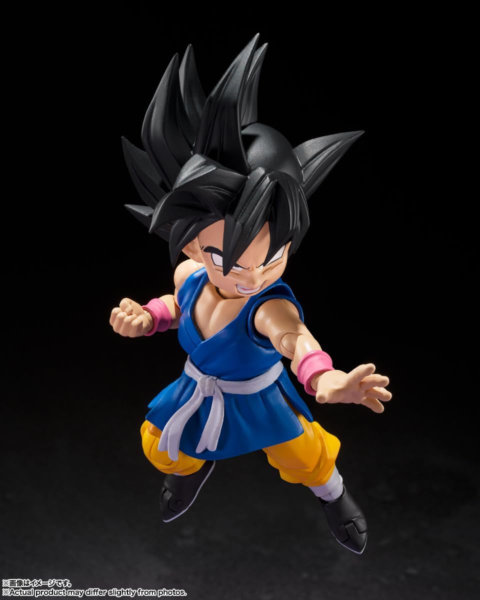 BANDAI SPIRITS S.H. Figuarts Dragon Ball GT Son Goku-GT- Approx. 3.1 inches (80 mm), ABS & PVC Pre-painted Action Figure