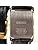 Seiko SWR052 Men's Wristwatch, Square Design, Quartz, White Dial x Black Leather Band