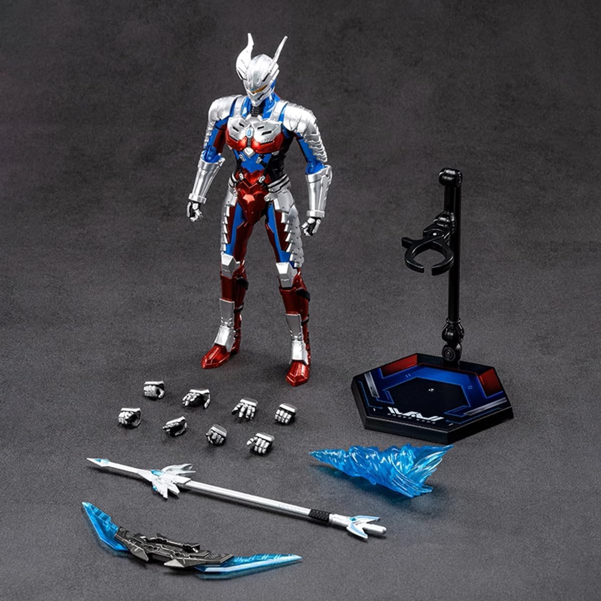 HiPlay 1/10 Mobile Ultraman Zero UA-A08 Action Figure, Painted Finished Product