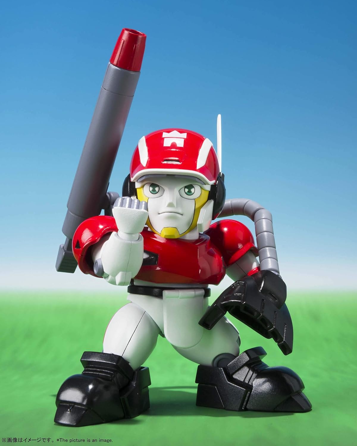 Tamashi Nations Chogokin Shippuki! Iron Leager Magnum Ace Approx. 3.1 inches (80 mm) Die-Cast ABS & PVC Pre-Painted Action Figure