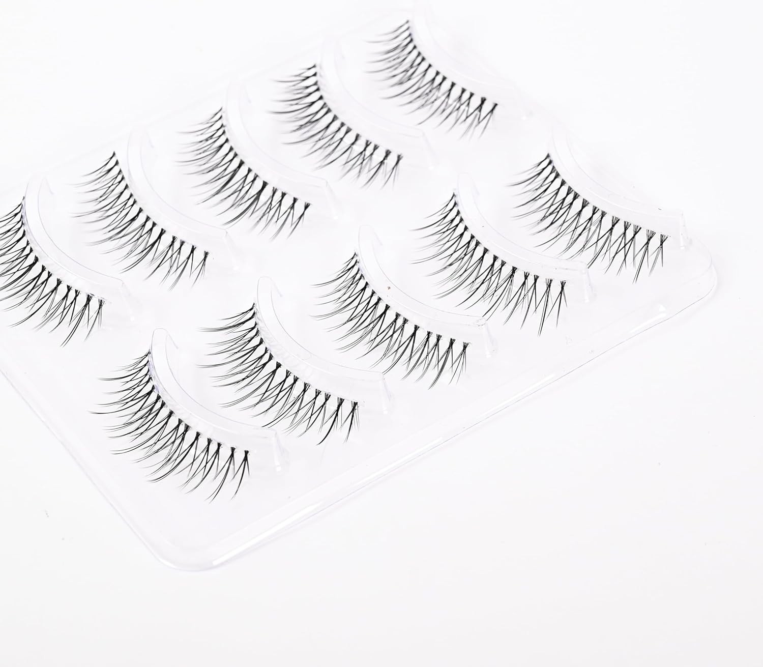 False Eyelashes, Natural False Eyelashes, Bunchy Eyelashes, Popular Eye Center, Bunching Eyelashes, Thin Transparent Axis Handmade False Eyelashes, Natural Idol Group Style Classic You
