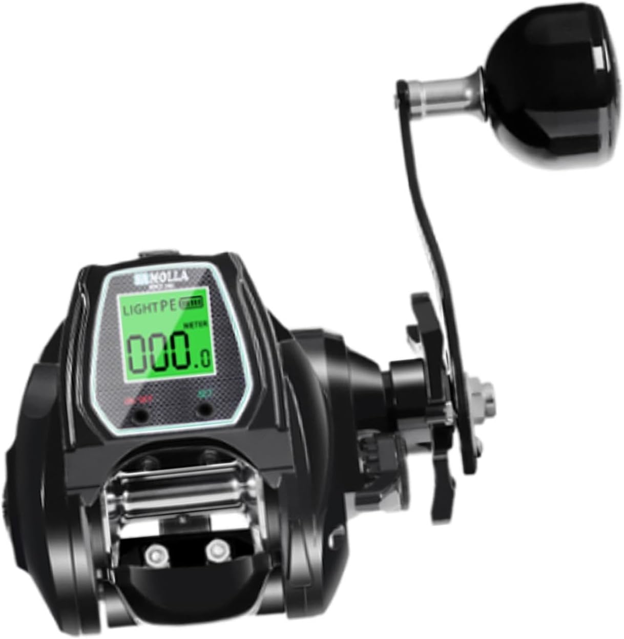 Generic Fishing 16kg Electric Baitcasting Reel with Drag and USB Charging