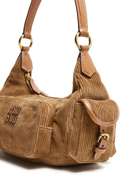 MIU MIU Corduroy bag with multiple pockets - Image 7