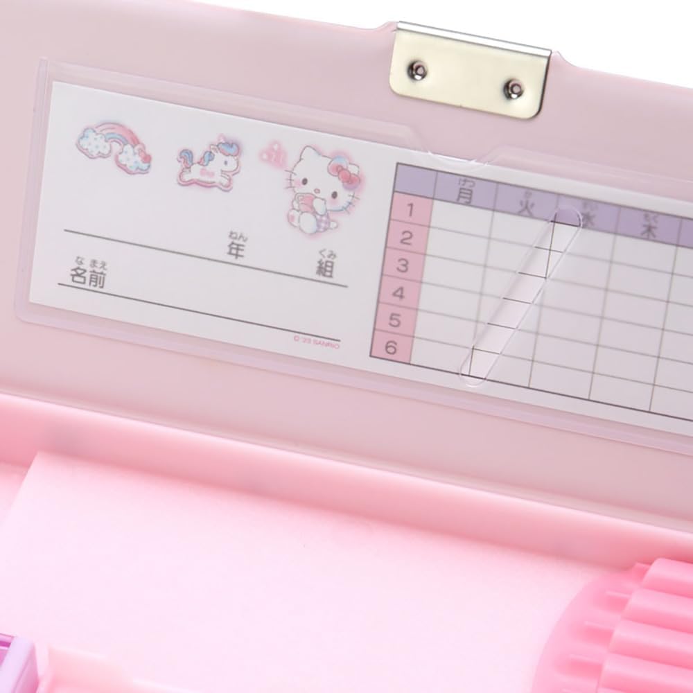 Sanrio 437204 Hello Kitty Pencil Case, Kids’ Stationery, Character Goods, Kitty-Chan, 8.7 x 3.5 x 1.1 inches (22.2 x 8.8 x 2.8 cm)