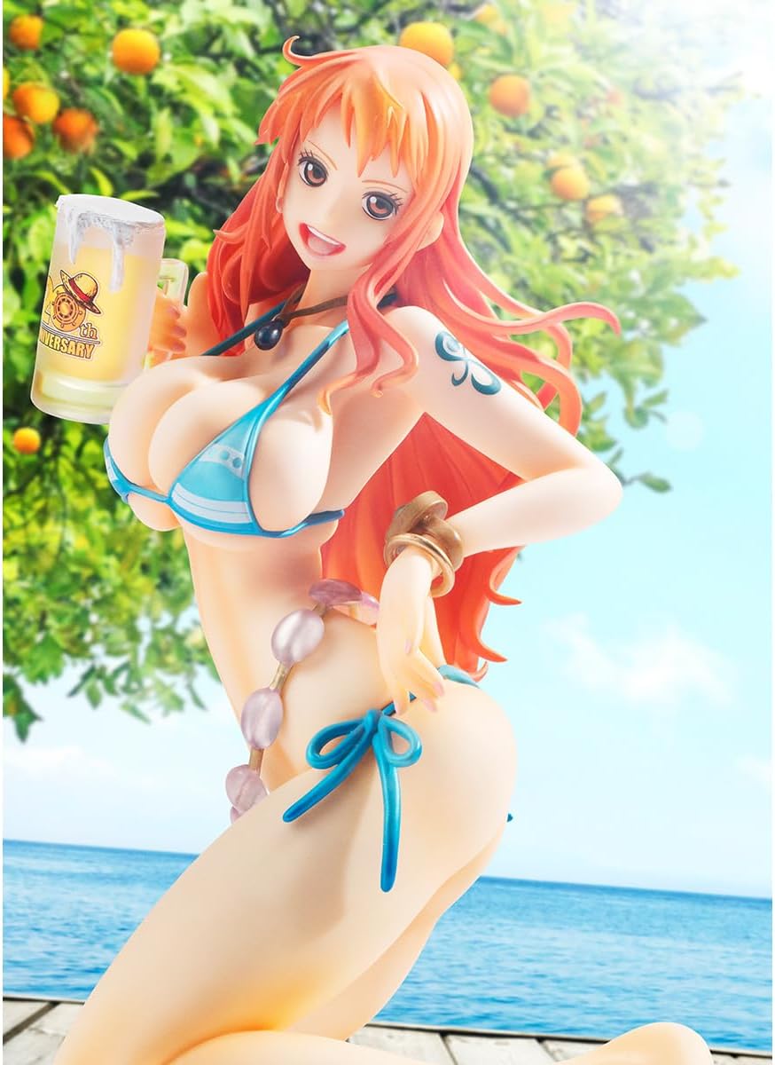 MegaHouse Portrait. Of.Pirates One Piece Limited Edition Nami Ver.BB_SP 20th Anniversary Pre-Painted Complete Figure