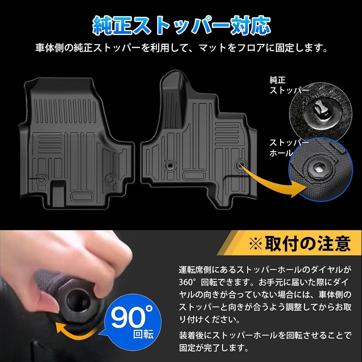 Honda New N-BOX JF5 JF6 3D Floor Mat, Waterproof, 3D Structure, NBOX Custom Designed for October 2023 and Up to October 2023, Car Mat, TPE Material, Stain and Abrasion Resistant, Accessories,