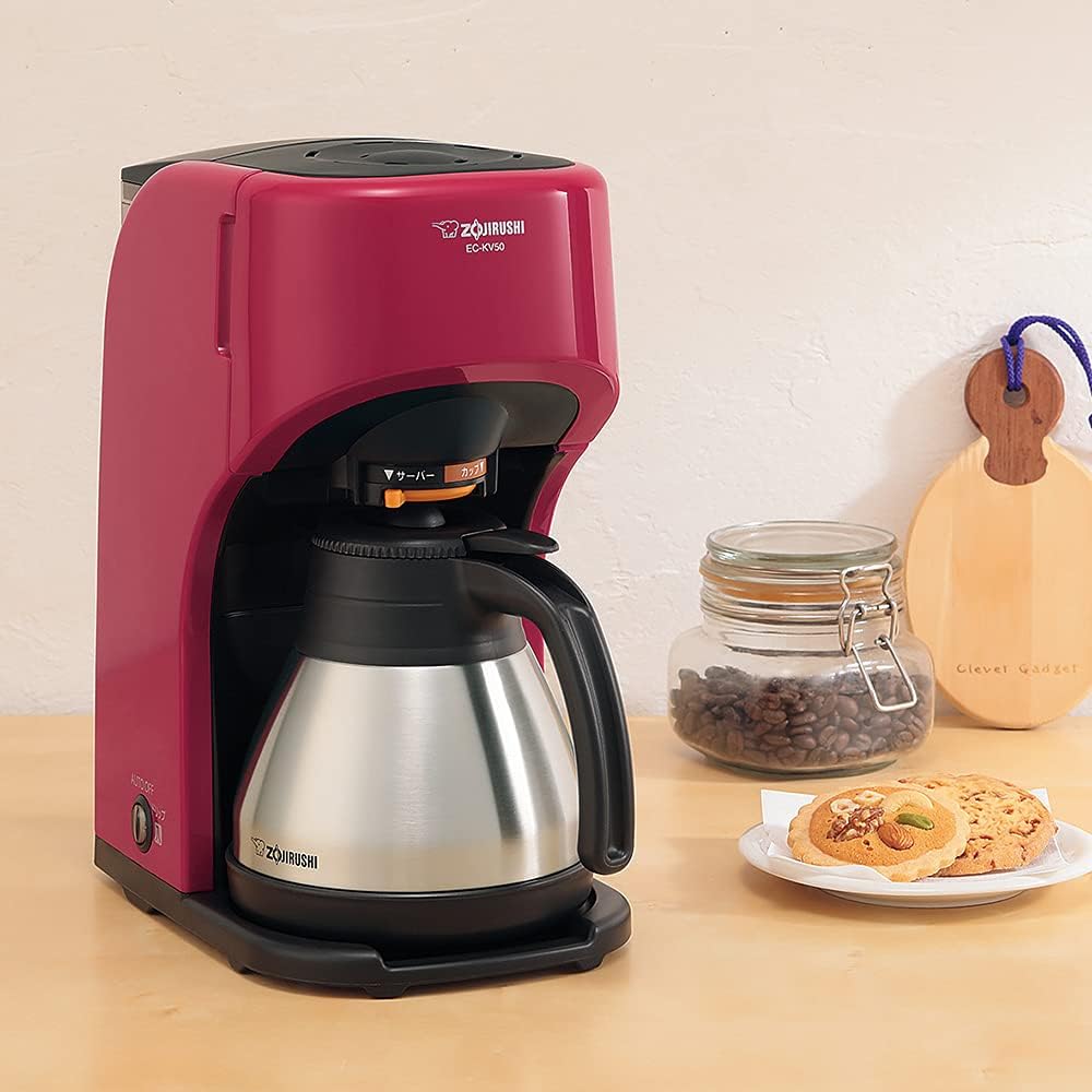 Zojirushi Mahobin 5 Cup Coffee Maker, Red EC-KV50-RA