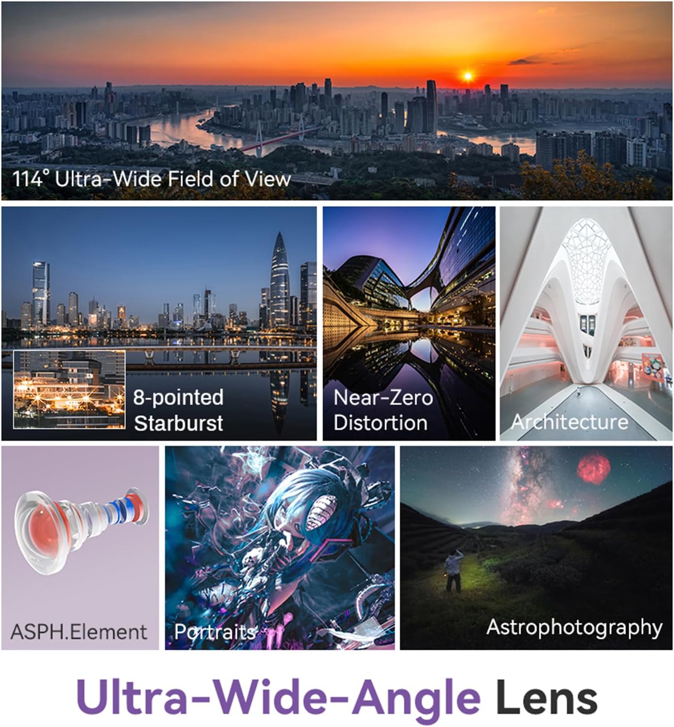 TTARTISAN 0.6 inch (14 mm) F2.8 Full Size Ultra Wide Angle Single Focus Lens 114° Angle of View Large Aperture Manual Focus Lens, Ideal for Starry Sky Landscapes Architecture Travel Street Photography