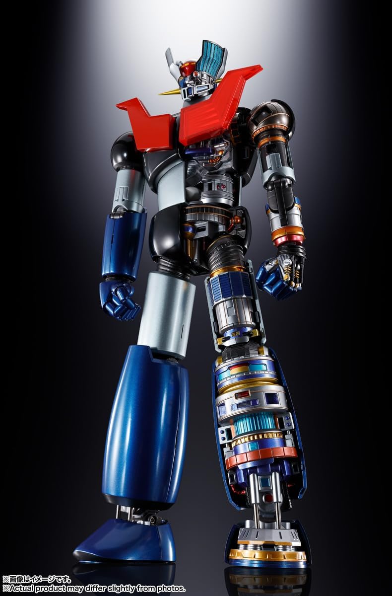 BANDAI SPIRITS DX Soul of Chogokin Mazinger Z 50th Anniversary Version, Approx. 11.8 inches (300 mm), Die Cast & ABS & PVC Pre-painted Action Figure