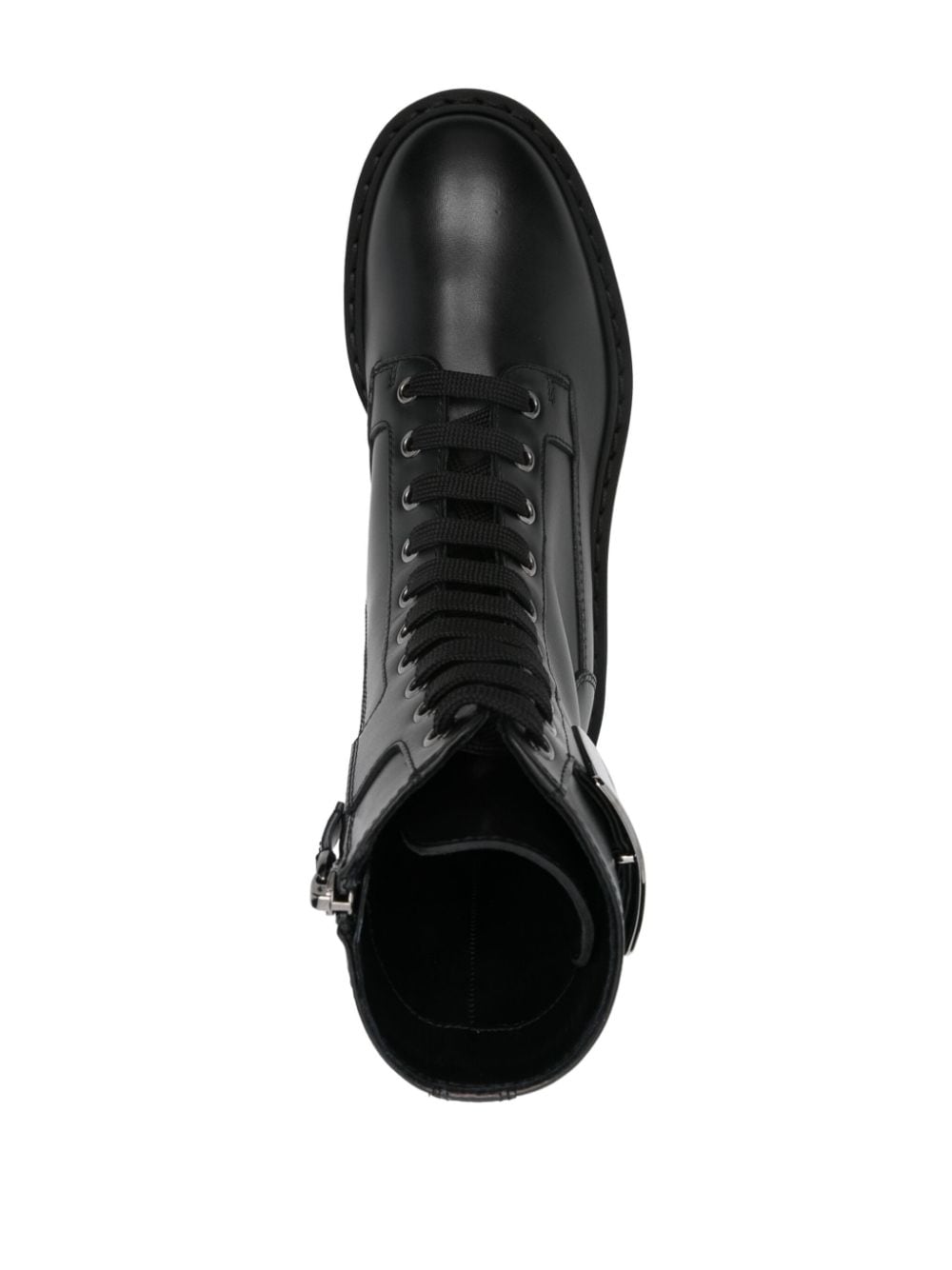Roger Roger Vivier Viv Rangers Leather Boots - Image 7