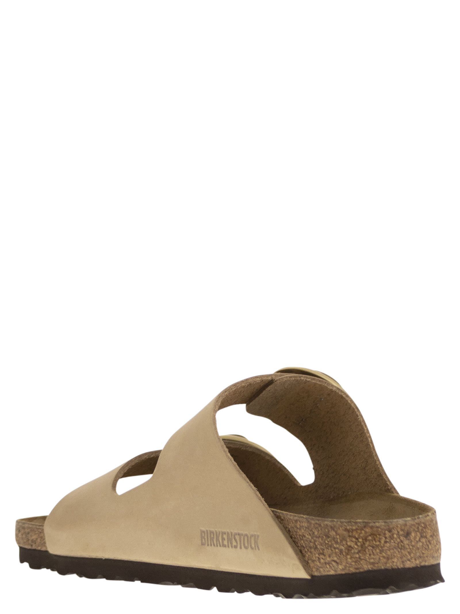 Birkenstock ダブルバックル付きのビルケンシュトクックアリゾナレザー - Image 7