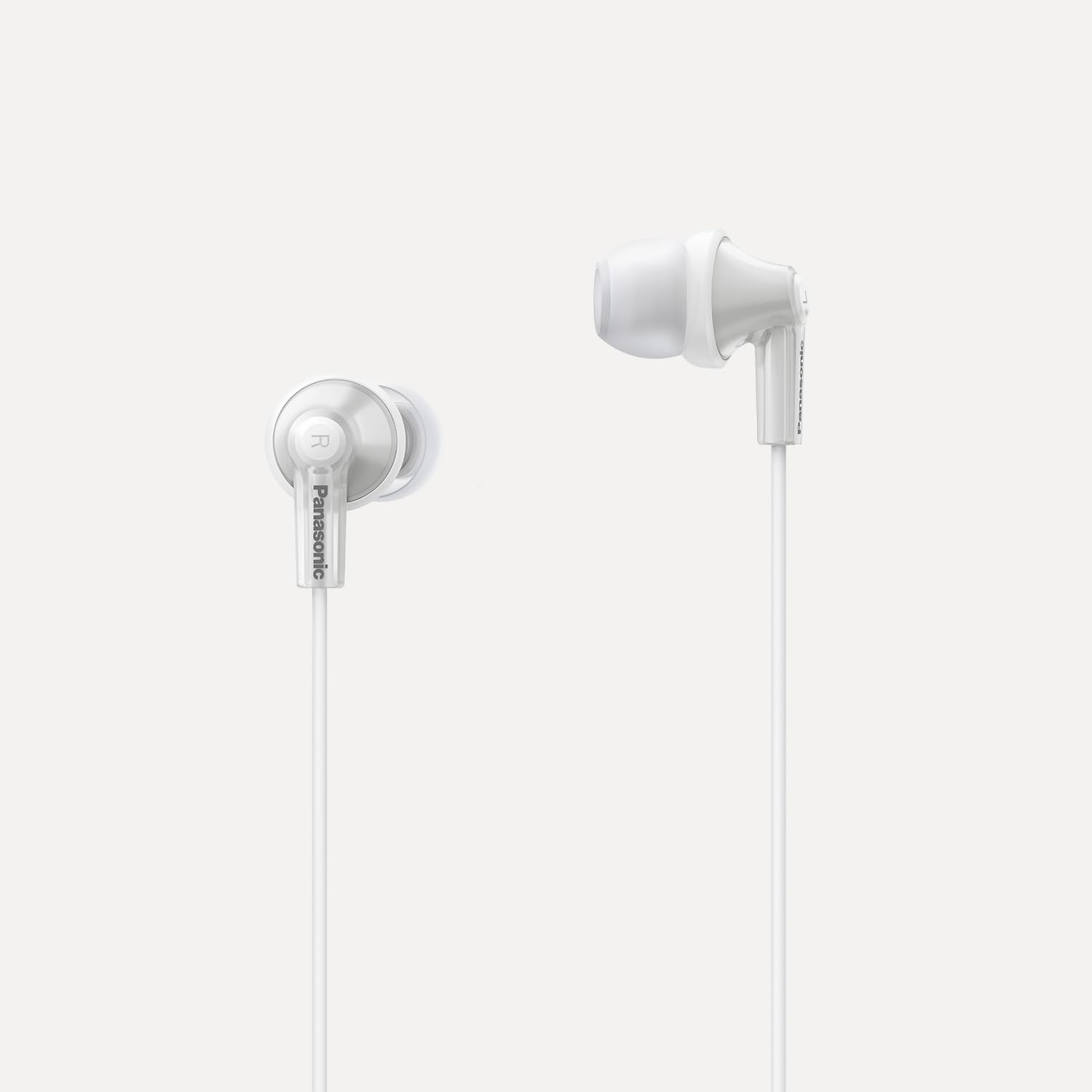 Panasonic RP-HJE150C-W In-Ear Earphones, Wired with Type-C Microphone, White