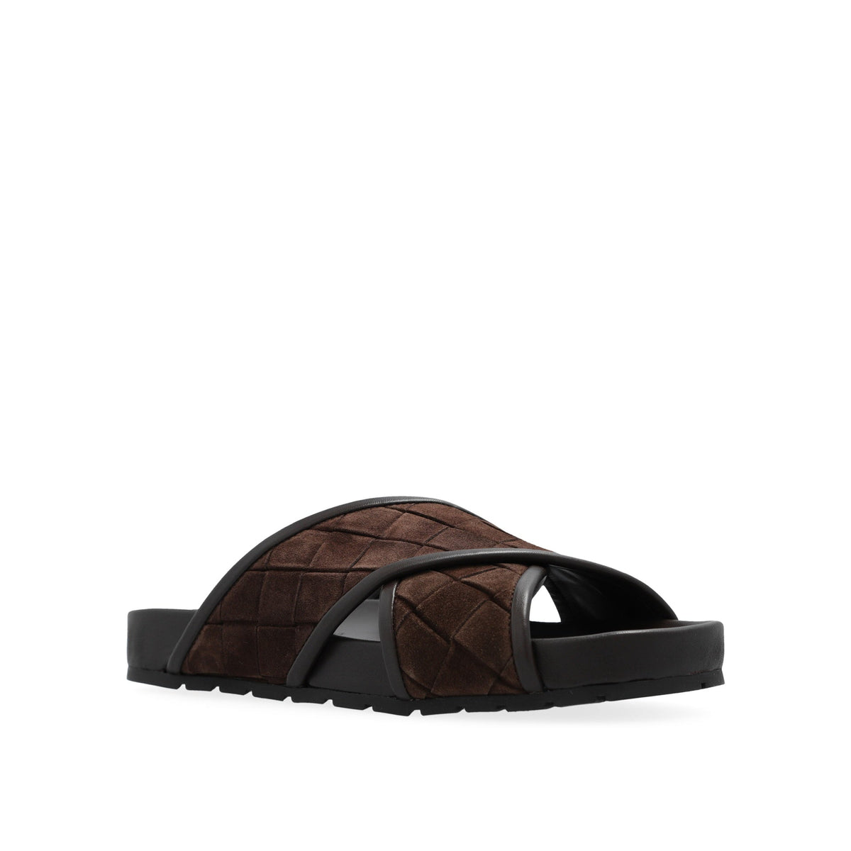 Bottega ボッテガベネタタリッククリスクロスサンダル - Image 7